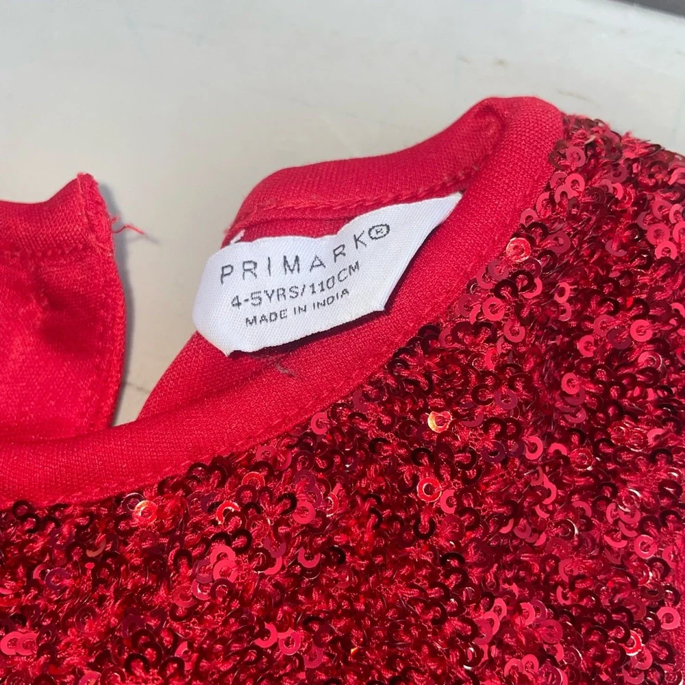 Primark‎ Sparkling Red Formal Kids Dress